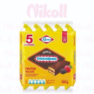 Barra Chocorramo con mermelada x5 paquetes x200g