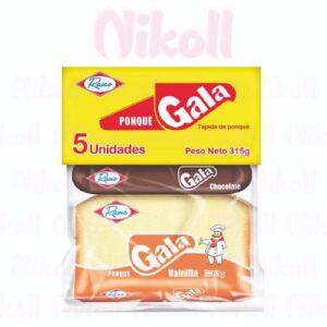 GALA PAQUETE X 5 UNIDADES SABORES SURTIDOS - Distribuidora Nikoll