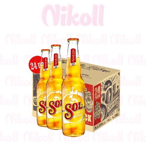 CERVEZA SOL X 24 UNIDADES - Bebidas Alcohólicas - Distribuidora Nikoll