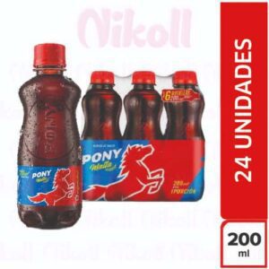 PONY MALTA MINI PET PACA X 24 UNIDADES - Bebidas Hidratantes - Distribuidora Nikoll