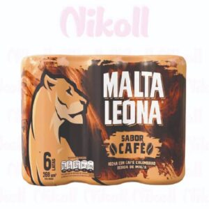 MALTA LEONA CAFE LATA 269ML x 6 - Bebidas Hidratantes - Distribuidora Nikoll