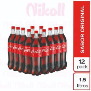 COCA COLA 1.5ML PACA X 12 - Bebidas Hidratantes - Distribuidora Nikoll