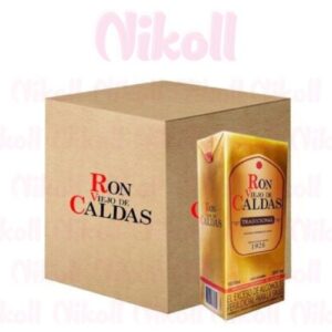 RON VIEJO DE CALDAS 1000ML CAJA X 12 UNIDADES - Bebidas alcohólicas - Distribuidora Nikoll