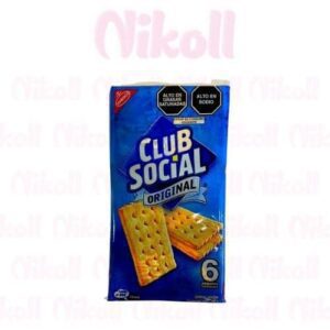 GALLETA CLUB SOCIAL X 6 UNIDADES - Snack y Dulces - Distribuidora Nikoll