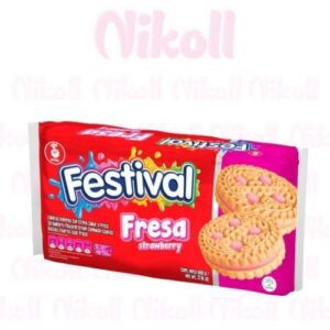 FESTIVAL FRESA 6 X 12 UNIDADES - Snack y Dulces - Distribuidora Nikoll