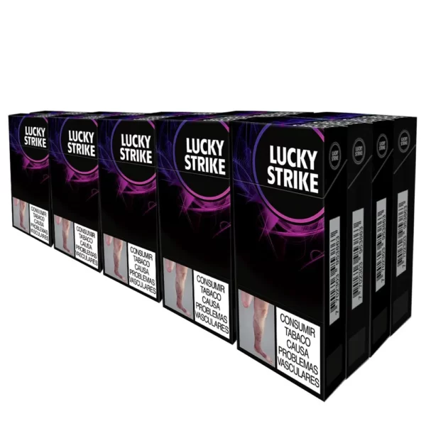 LUCKY MORADO CARTON X 20 MEDIOS