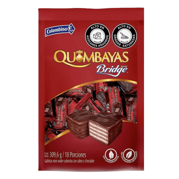 QUIMBAYA BRIDGE MINI PAQUETE X 18 UNIDADES