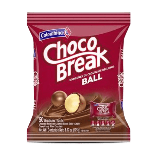 CHOCOBREAK BALLX 50 UNIDADES