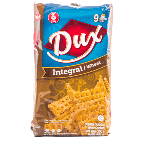 GALLETAS DUX INTEGRAL PAQUETE X9 UNIDADES