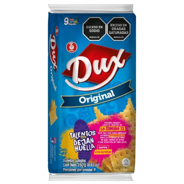 GALLETAS DUX ORIGINAL PAQUETE X9 UNIDADES
