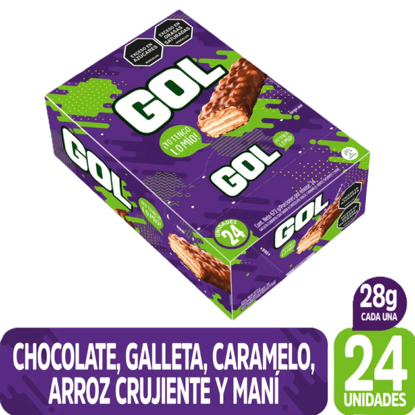 CHOCOLATINA GOL X24 UNIDADES