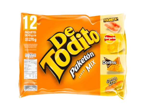 DETODITO MIX 50G X12 UNIDADES