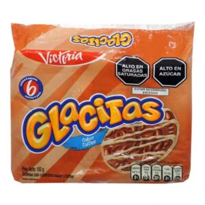 GALLETAS GLACITAS TOFFE X6 UNIDADES