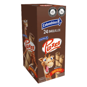 PIAZZA JIRAFAS CHOCOLATE X24 UNIDADES