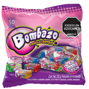 BOMBAZO CHICLE BOMBA X50 UNIDADES