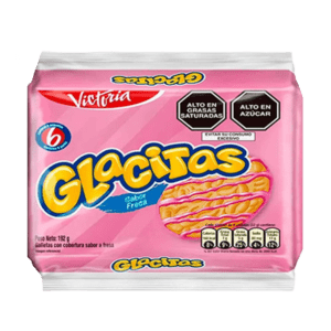 GALLETAS GLACITAS FRESA X6 UNIDADES
