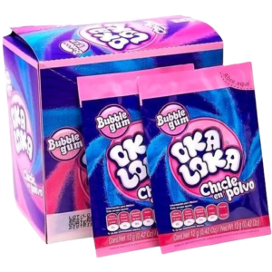 OKA LOKA CHICLE POLVO X12 UNIDADES