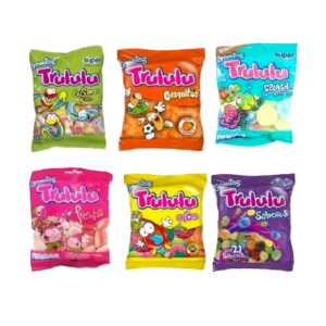 TRULULU GOMAS 70G  SABORES SURTIDOS X24 UNIDADES