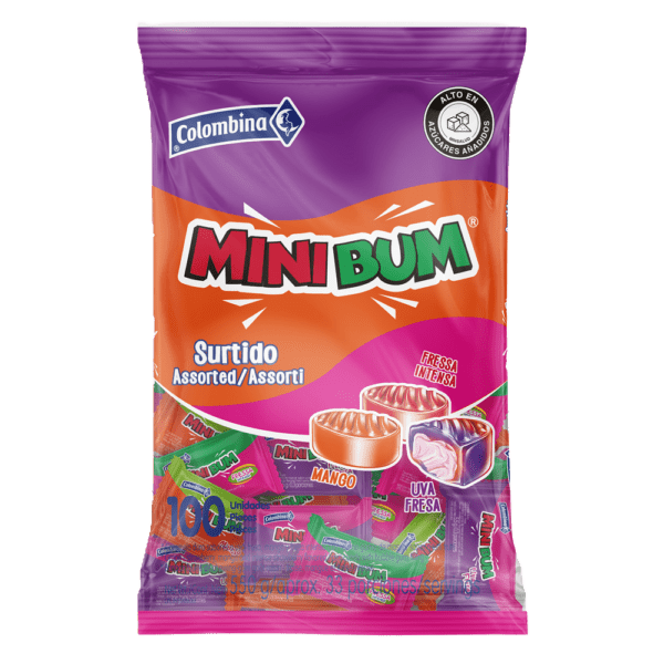 MINIBUM SURTIDO X100 UNIDADES