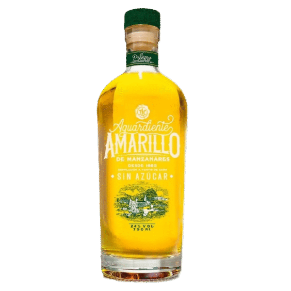AGUARDIENTE AMARILLO DE MANZANARES BOT 750 ML
