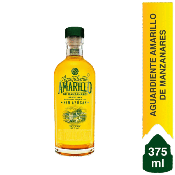AGUARDIENTE AMARILLO DE MANZANARES 375 ML