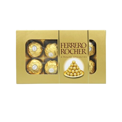 FERRERO ROCHER TABLETA X8 UNIDADES