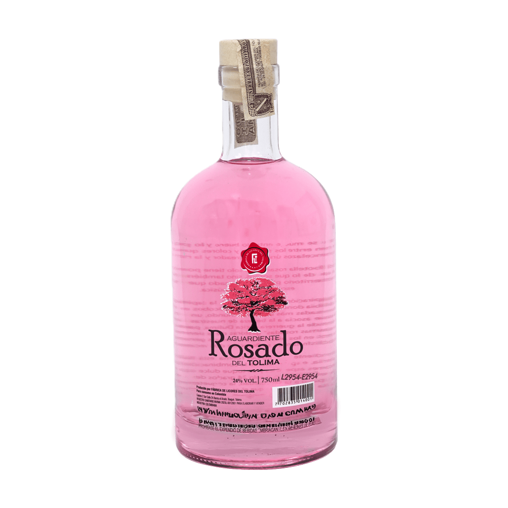 AGUARDIENTE ROSADO DEL TOLIMA 750