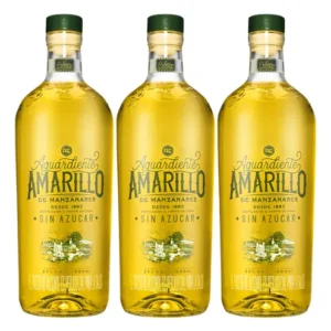 AGUARDIENTE AMARILLO DE MANZANARES BOT 1000ML